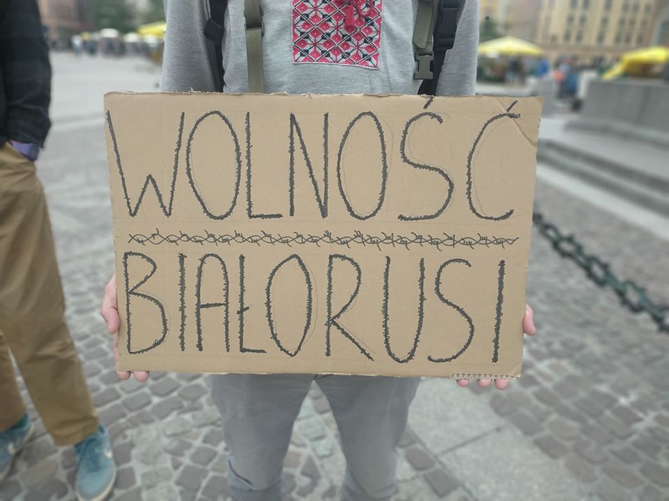 Białorusini proszą Polaków o solidarność, fot. Facebook